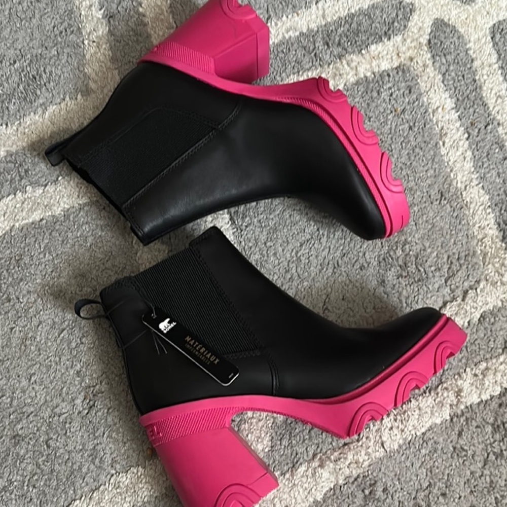 Sorel chelsea brex heel Waterproof cactus pink